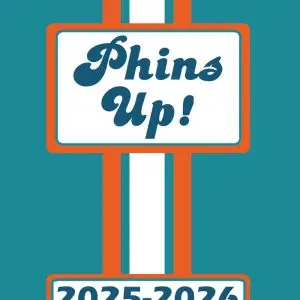 Miami Phins Up! Game Day Planner 2025-2026 Monthly Weekly Daily Planner with To-Do List, Notes, Goals, Calendars