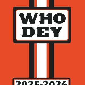 Cincinnati Who Dey Game Day Planner 2025-2026 Monthly Weekly Daily Planner with To-Do List, Notes, Goals, Calendars