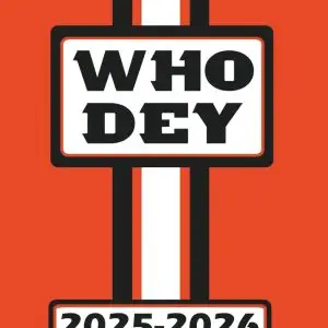 Cincinnati Who Dey Game Day Planner 2025-2026 Monthly Weekly Daily Planner with To-Do List, Notes, Goals, Calendars