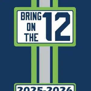 Seattle Bring on the 12 Game Day Planner 2025-2026 Monthly Weekly Daily Planner with To-Do List, Notes, Goals, Calendars