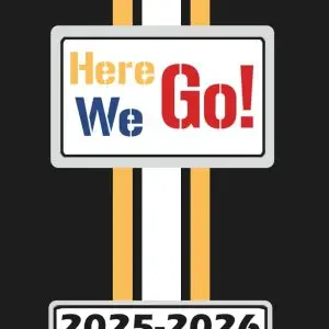 Pittsburgh Here We Go! Game Day Planner 2025-2026 Monthly Weekly Daily Planner with To-Do List, Notes, Goals, Calendars