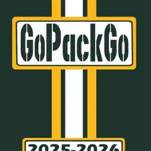 Green Bay Go Pack Go! Game Day Planner 2025-2026 Monthly Weekly Daily Planner with To-Do List, Notes, Goals, Calendars