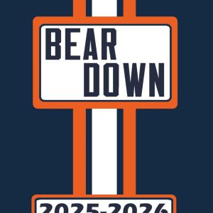 Chicago Bear Down Game Day Planner 2025-2026 Monthly Weekly Daily Planner with To-Do List, Notes, Goals, Calendars